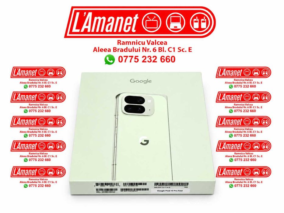 Google Pixel 10 Pro Fold Jade 256GB Neverlocked Sigiliu Intact