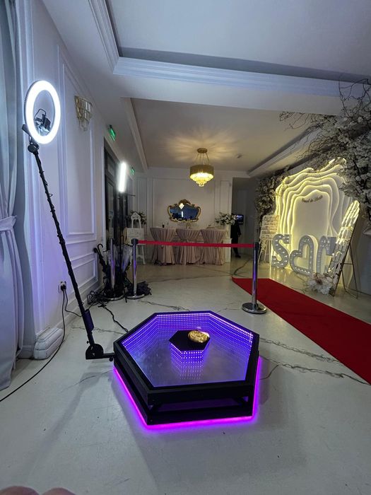 Porumbei Cabina foto Selfie 360 Laser Fum Greu Baloane cu fum