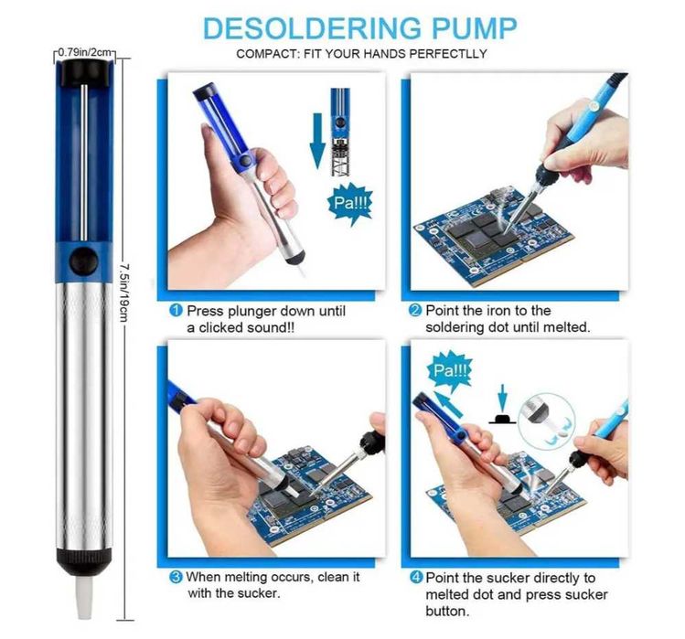 Полный комплект паяльника с регулируемой температурой с мультиметром