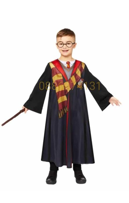 Детски костюм на Хари Потър с Аксесоари, Harry Potter детски костюм