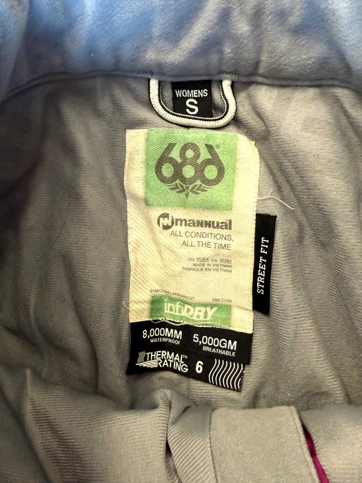 Сноуборд панталон 686 - размер S - 8K waterproof