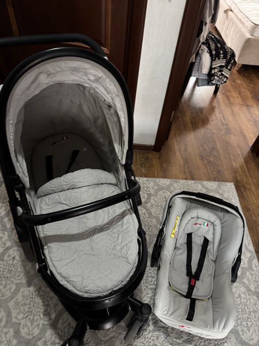 Коляска три в одном,  с рождения, прогулочная