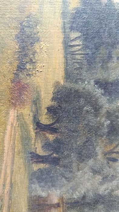 Картина маслом на картоне