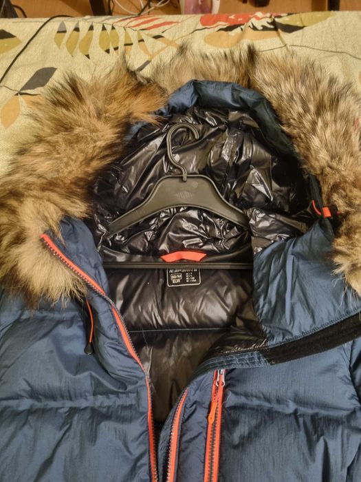 Пухено Яке  Icepeak M размер (50), качулка естествена кожа от лисица