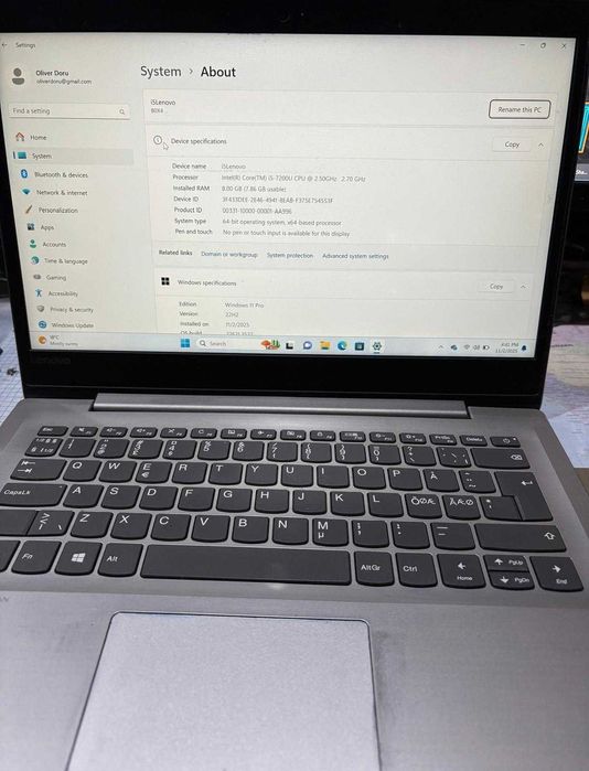 Laptop Lenovo Ideapad 320S I5 7200U - citeste anuntul