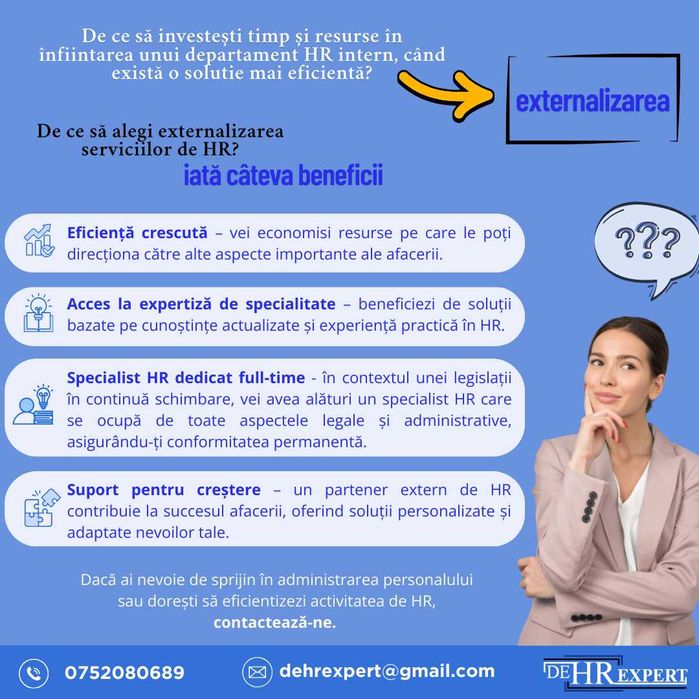 Servicii/ firma resurse umane - Administrare personal, REGES Online