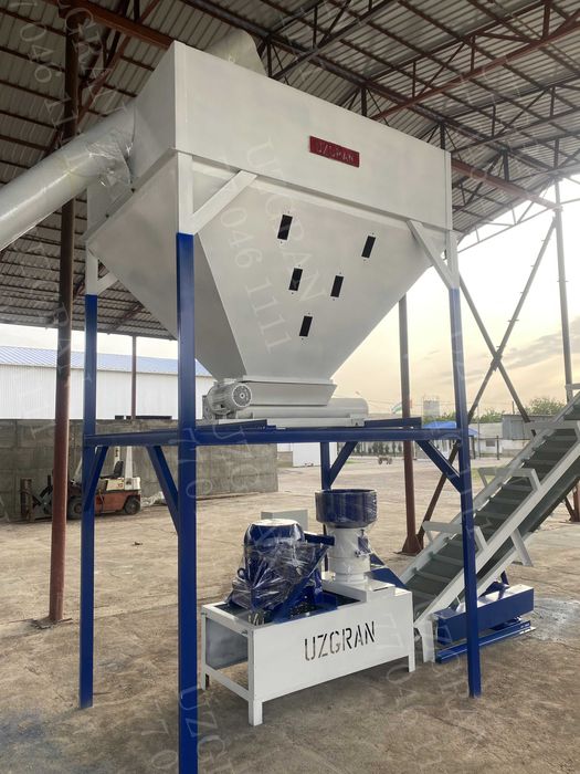 Yem uskuna em ishlab ciqarish uskunasi Линия для комбикорм бройлер