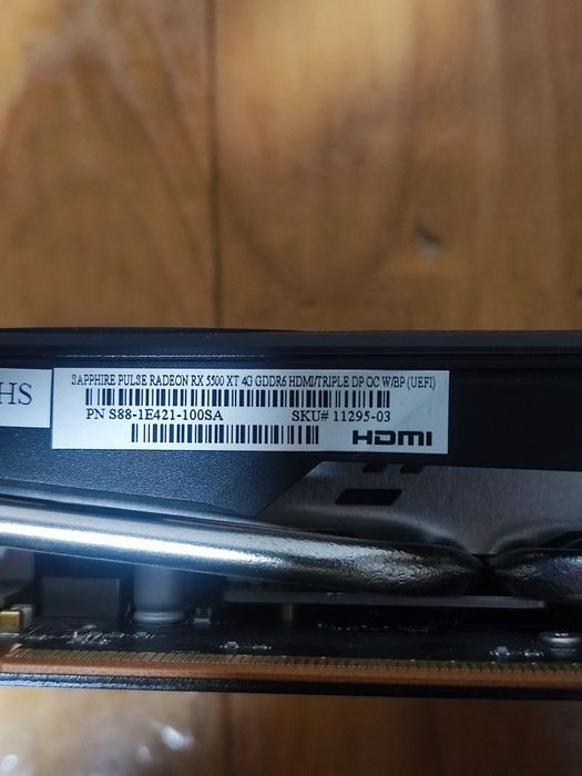 Placă video Sapphire Radeon RX 5500 XT 4GB