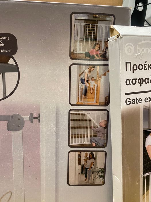 Метални прегради за деца Honeybaby 2бр.  и разширители 2 бр.