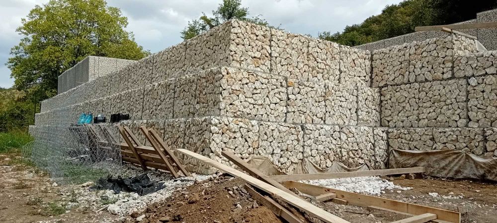 Габиони , подпорни оградни и декоративни