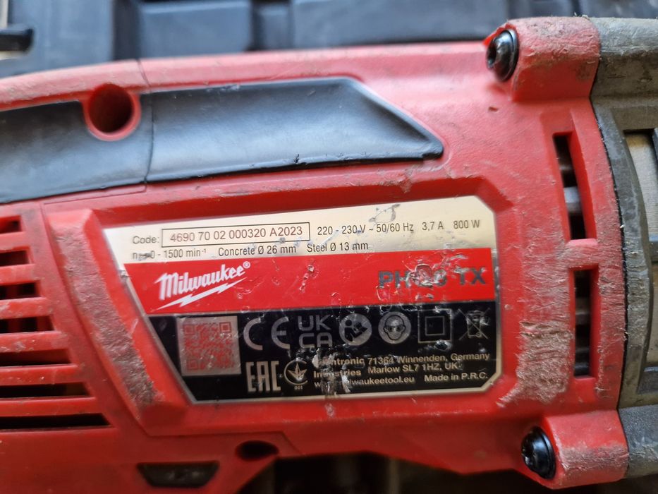 Milwaukee PH 26TX , PH 26T  - rotopercutor