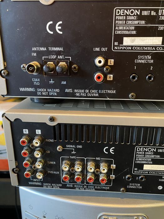 Denon amplifer +tuner