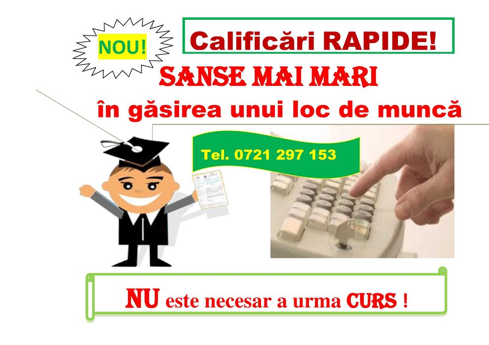 Califică-te RAPID fără CURS mecanic lacatus excavator vola instalator