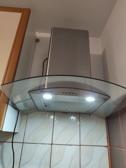 Hota decorativa inox Heinner 620 mc/h