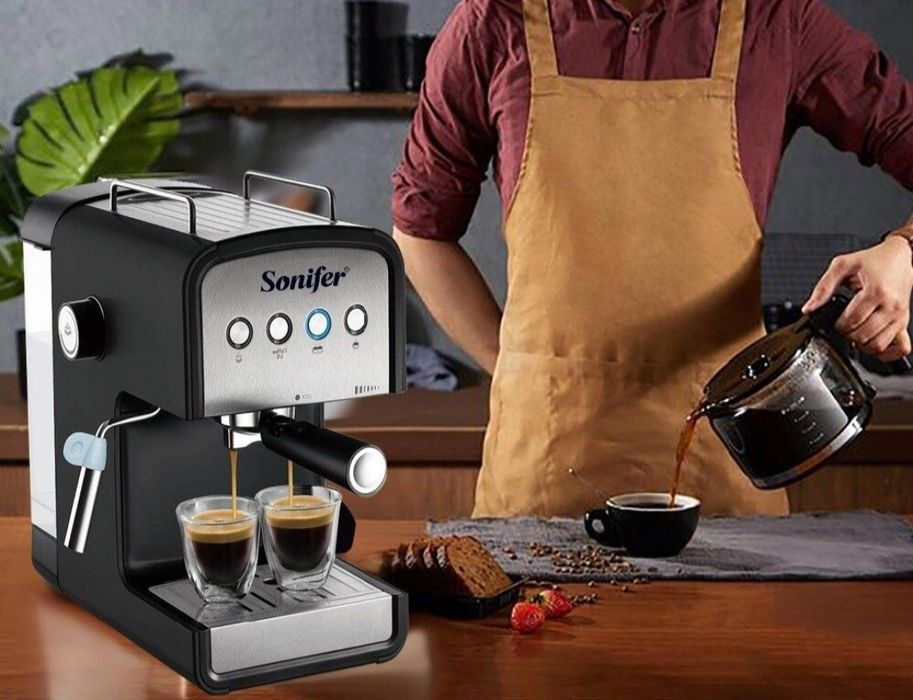 Кофемашина кофеварка эспрессо латте капучино Sonifer sf-3529