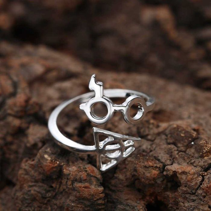 Модни отворени универсален размер пръстени неръждаема стомана 3 модела