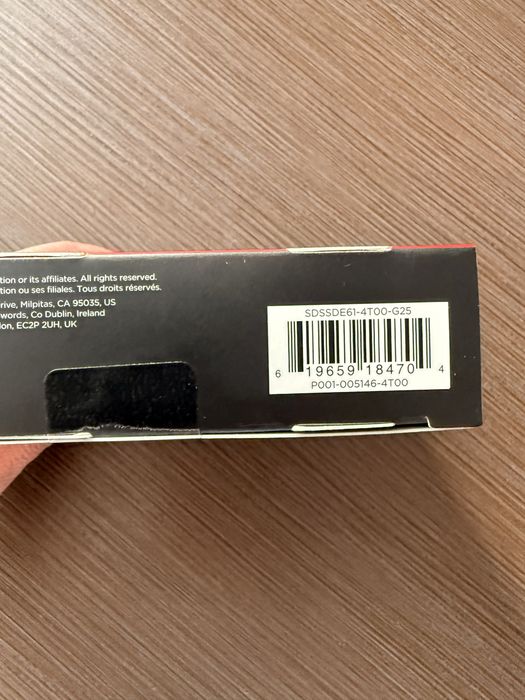 SanDisk Extreme Pro, SSD Extern 4TB, USB-C