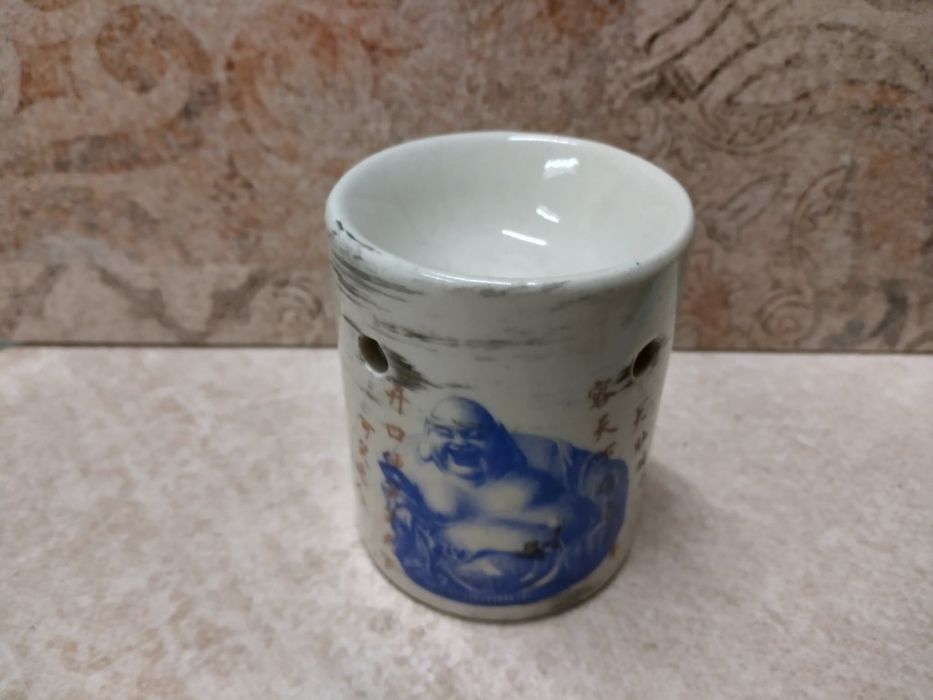 Керамичен Арома свещник с Буда от Тайланд