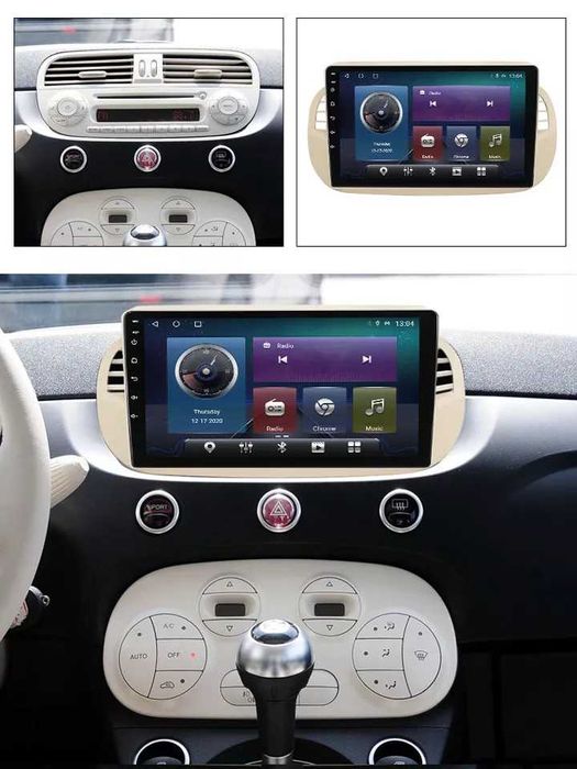 Navigatie Fiat 500 ( 2007 - 2015 ) Noua Garantie Camera Marsarier