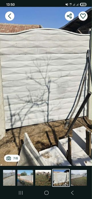 Gard beton armat