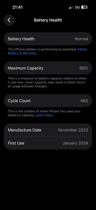 Iphone 15 pro син 128 gb
