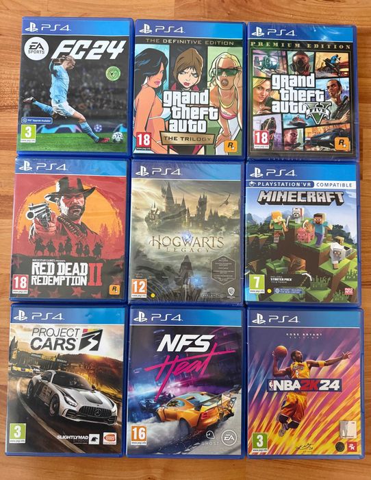 [ PS4 > FC24 / Minecraft / GTA / WWE / RDR / NFS PlayStation 4