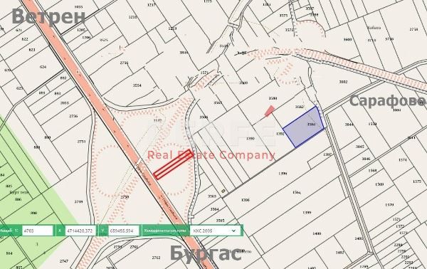 Продава се Парцел в Бургас, Център - 11120 кв.м за 80 €/кв.м - Снимка #5