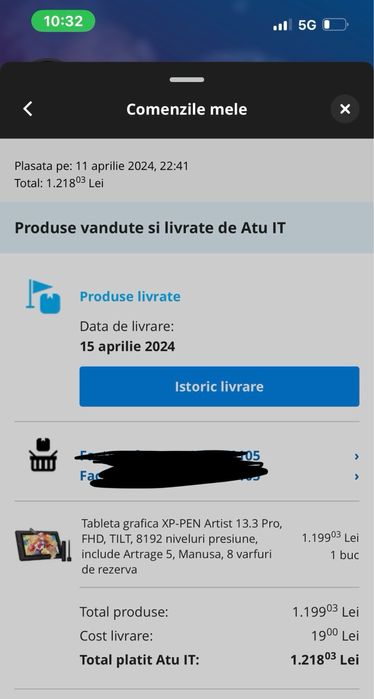 Tableta Grafica XP-PEN 13.3 pro