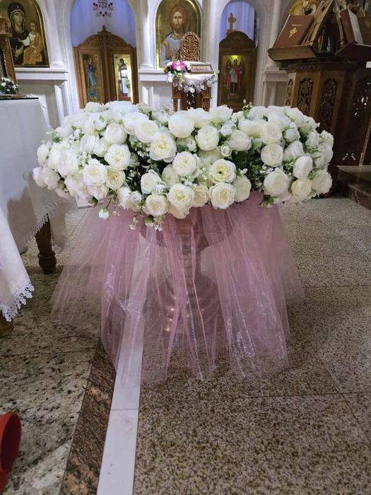 Decor Cristelnita Botez-Cununie Flori  Decor Biserica