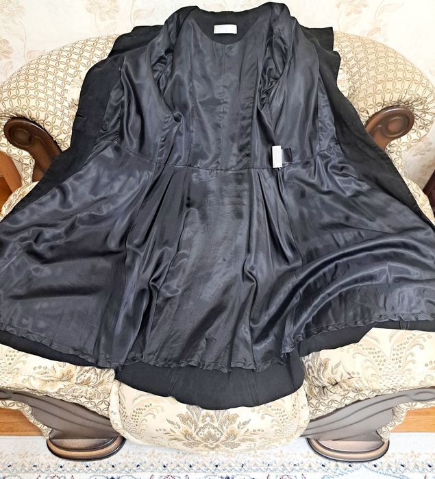 Тренч Плащ, натуральная замша, размер 44-46