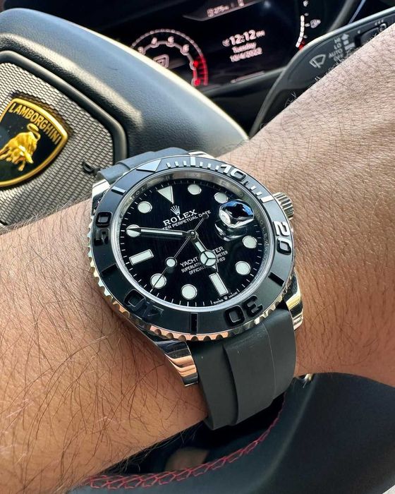 rolex yacht-master 42mm каучук