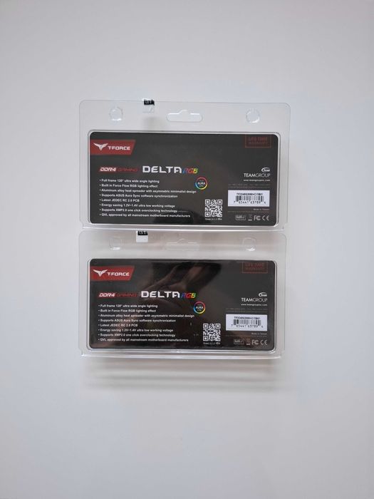 RAM памет 2×8 GB, DDR4, 2666 MHz, CL15 (Team Group Delta R T-Force RGB)