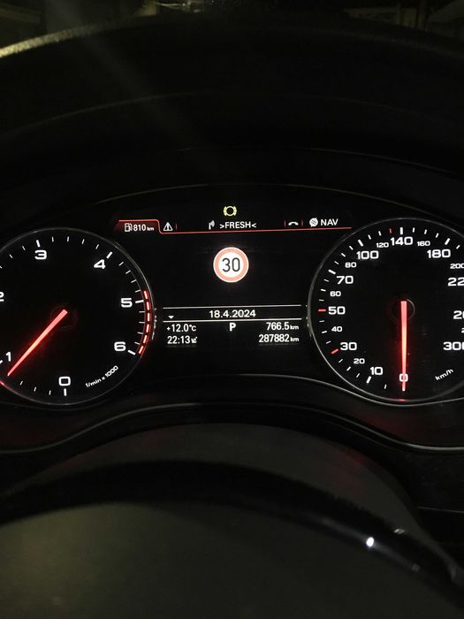 Активиране Traffic Sign Recognition Audi Разпознаване Знаци TSA SLA