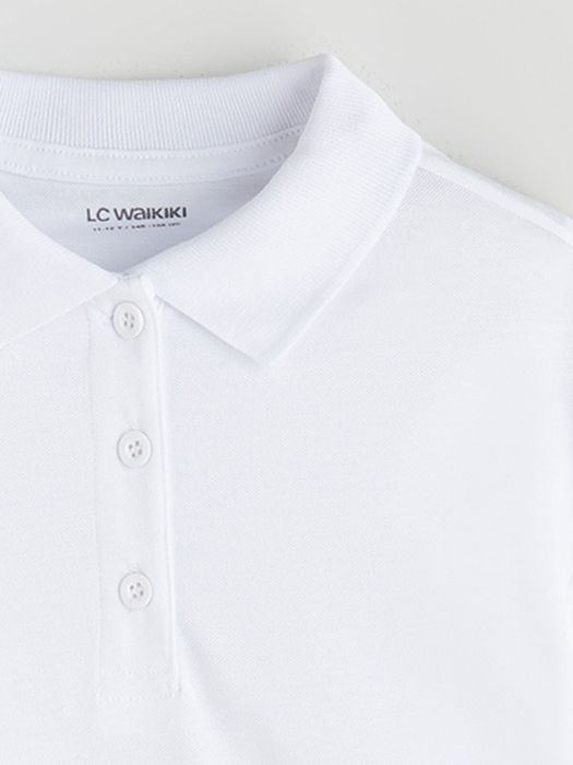 7 Bluze  scolare polo ALB 8- 9 si 10-11 ani