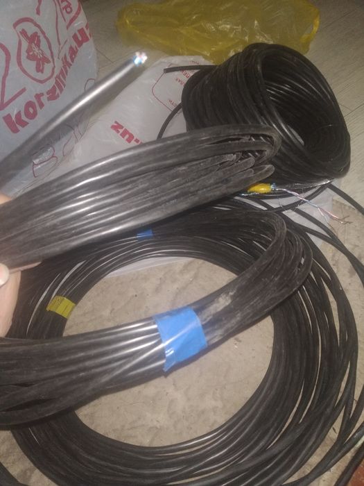 Куски кабеля, медный.