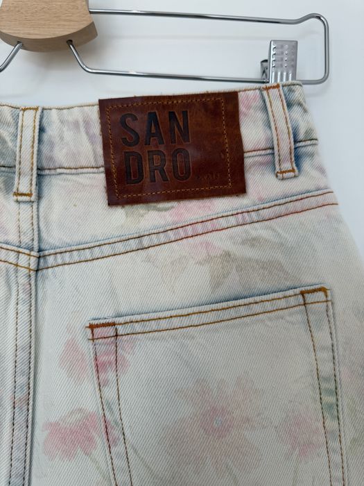 Blugi drepți cu talie înaltă, Sandro