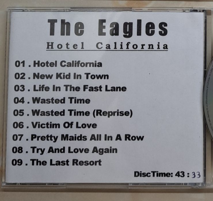 EAGLES /Hotel California  CD