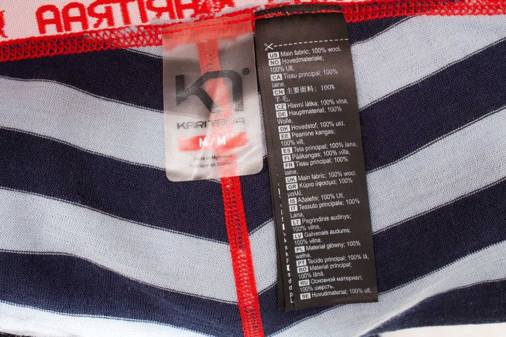 Kari Traa дамски клин син термо бельо от 100% мериносна вълна М