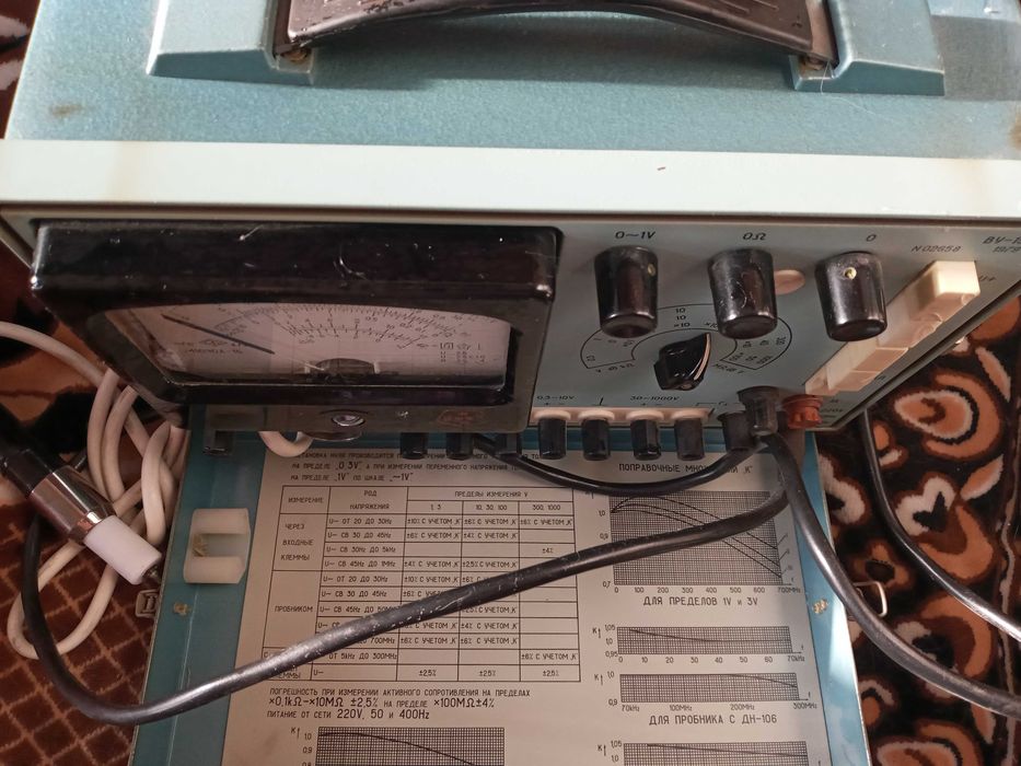 Вольтметр ВУ-15, измеритель CN-720В.