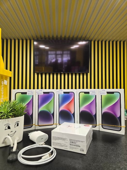 Iphone 14, 128гб,Kaspi0-0-24