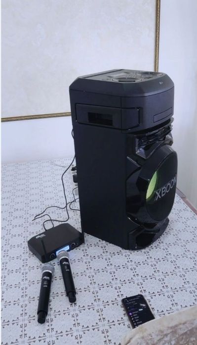 Колонка и микрофон, сдам.