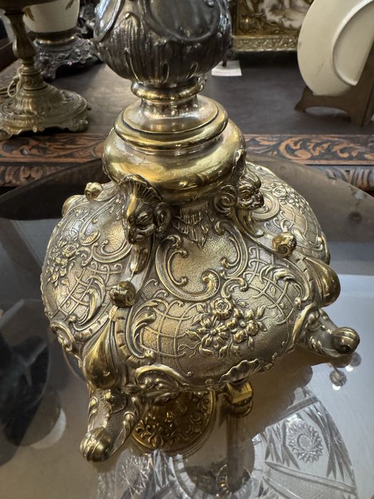 Centru de masa/ bronz/ cristal