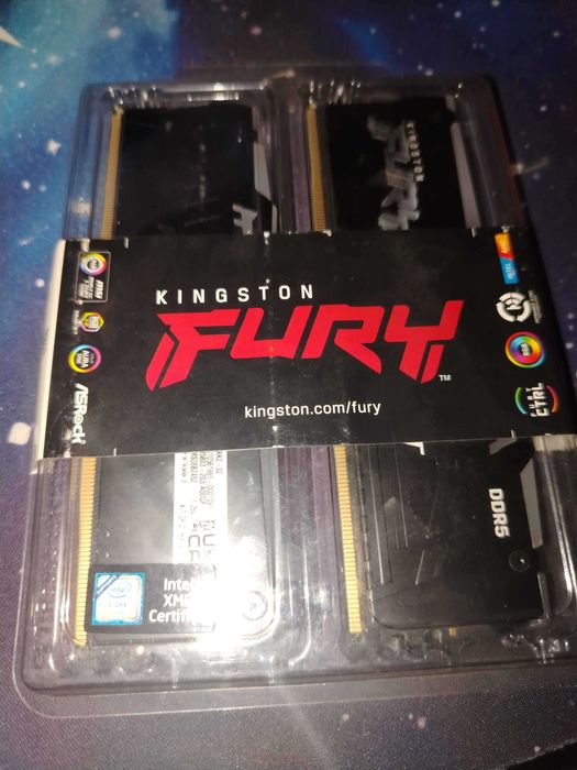 Memorie Kingston FURY Beast, 32GB DDR5, 5200MHz CL40, Dual Channel Kit