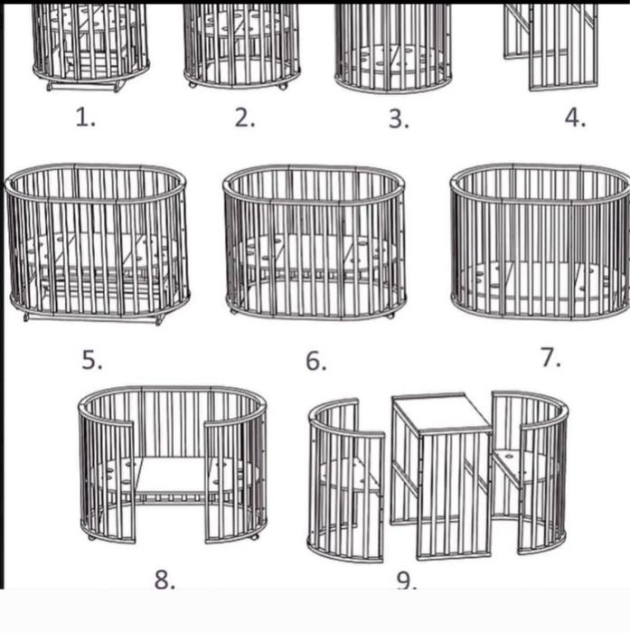 Продаю детский манеж-кроватку трансформер