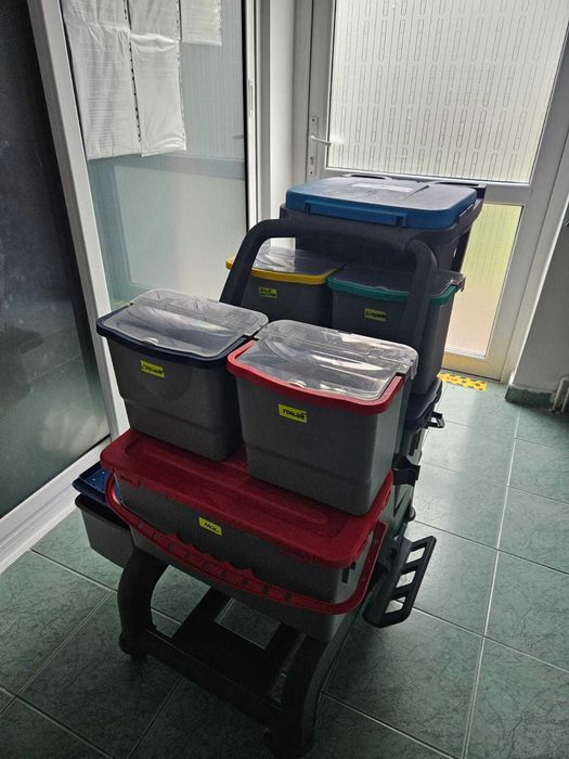Cărucior profesional curățenie uz spitalicesc – MOP TALPA 7315