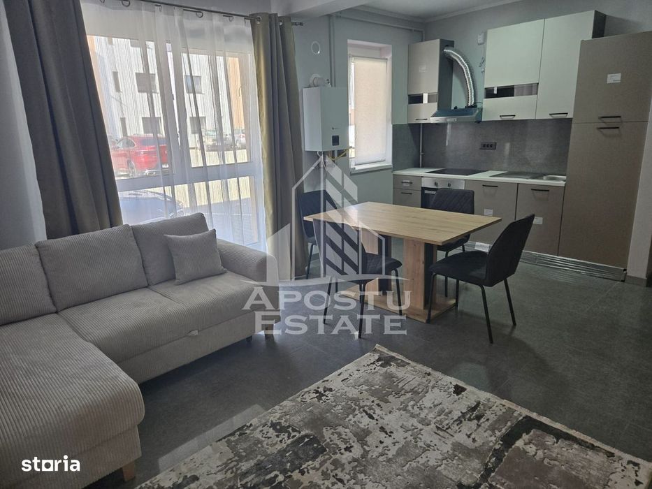 Apartament cu doua camere, centrala proprie, parcare, parter