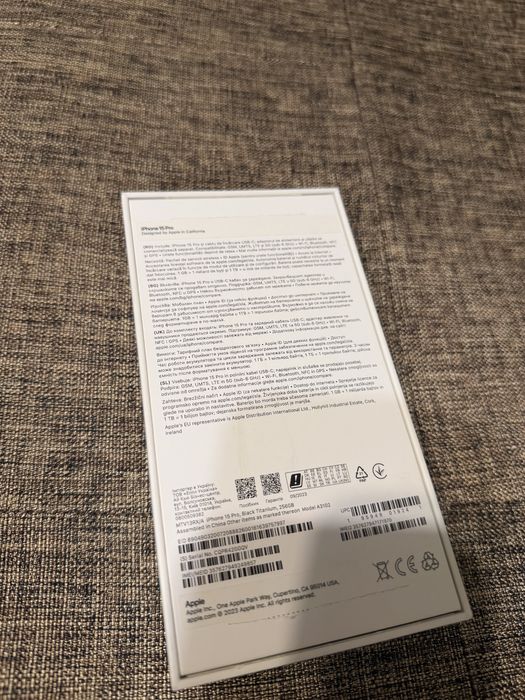 Iphone 15 pro, 256 GB, grafit