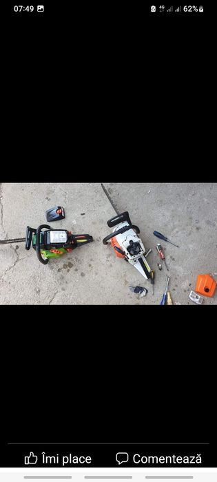 Reparații mașini tuns gazon trotinete