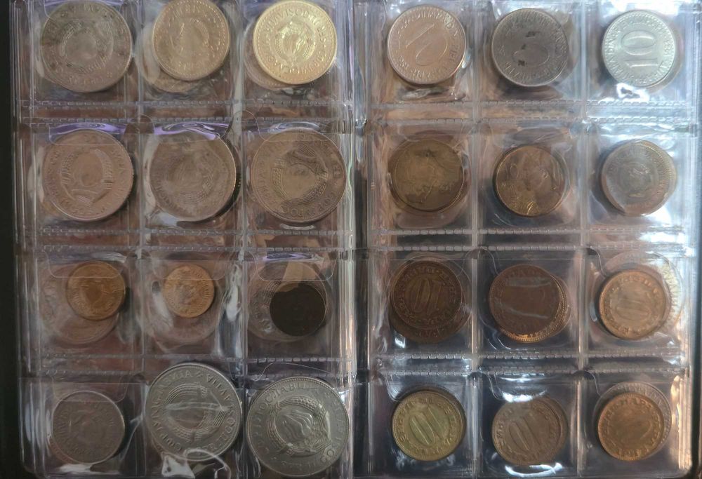 монети ЮГОСЛАВИЯ 69 бр