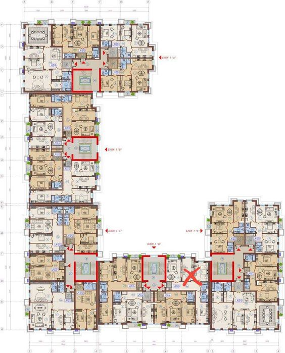 3-х комнатная в ЖК «Darkhan» ID: 6056